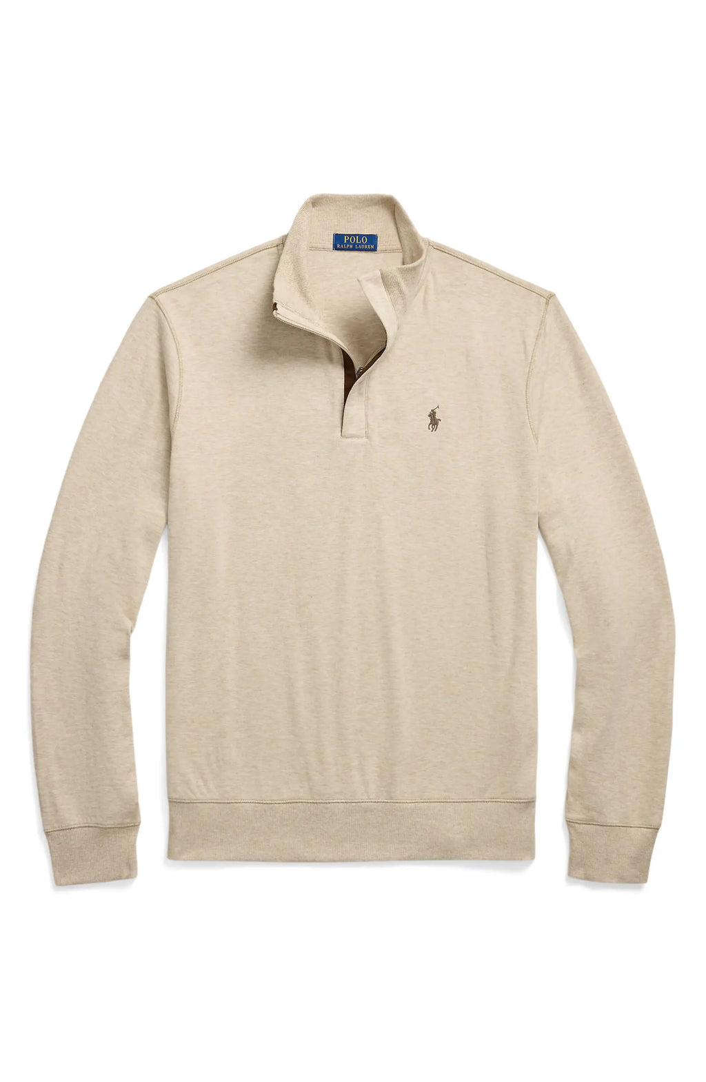 Cotton Blend Quarter Zip Pullover